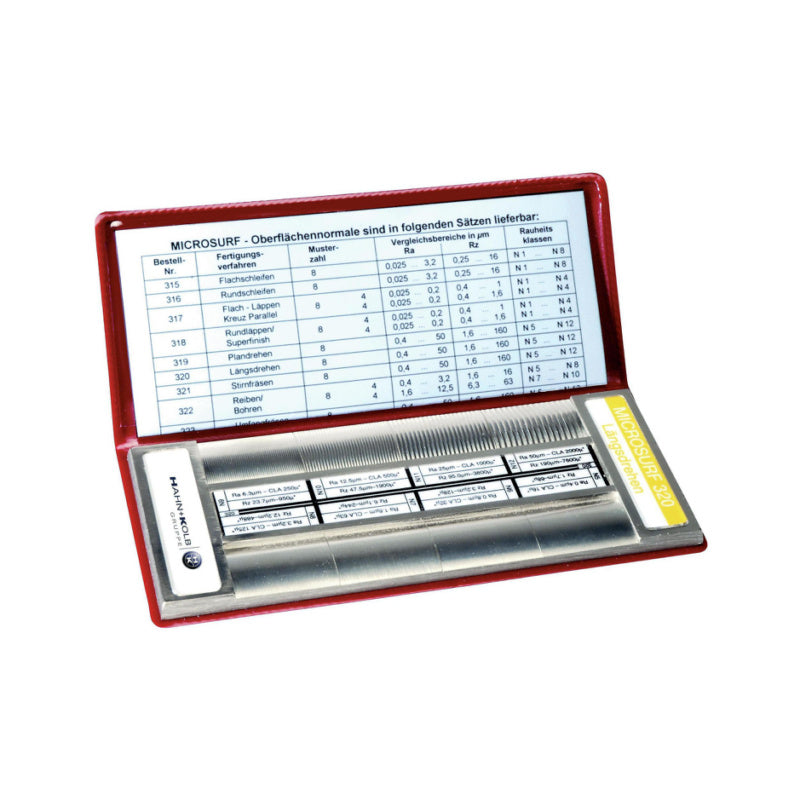 Porovnávací vzorky pro drsnost povrchu