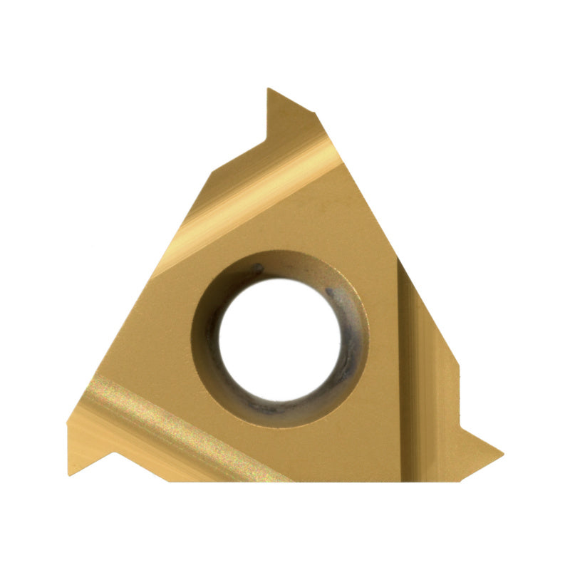 Vyměnitelná břitová destička, částečný profil, vnější závit