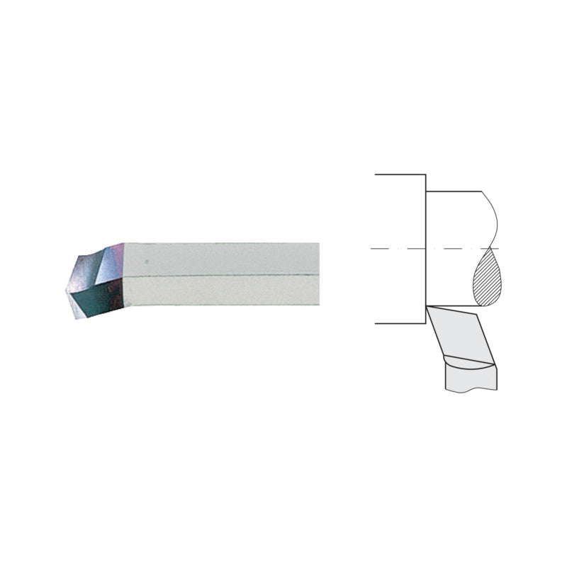 Zahnutý soustružnický nůž