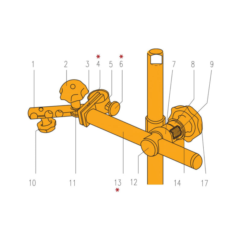 Náhradní díly, měřicí stojan 34170