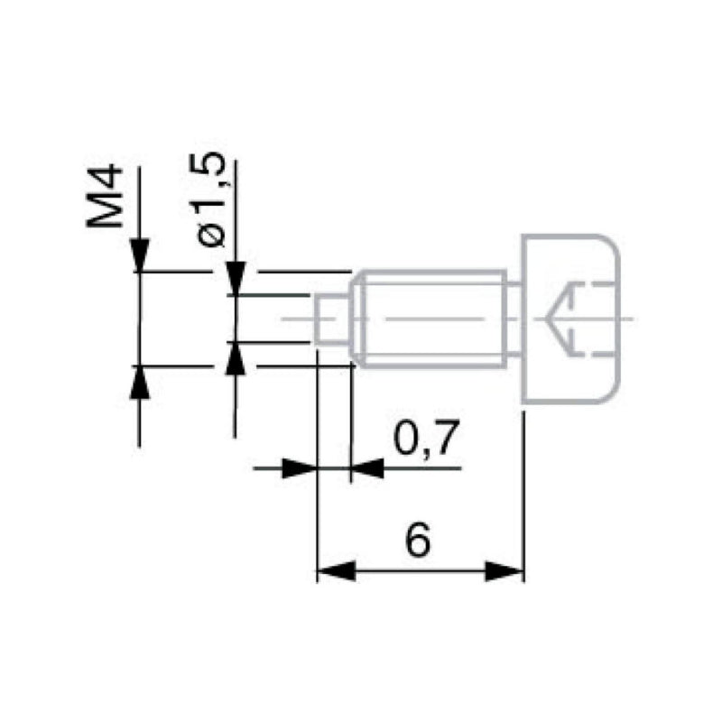 Objímka pro systém sondy pro měření délky TESANORM