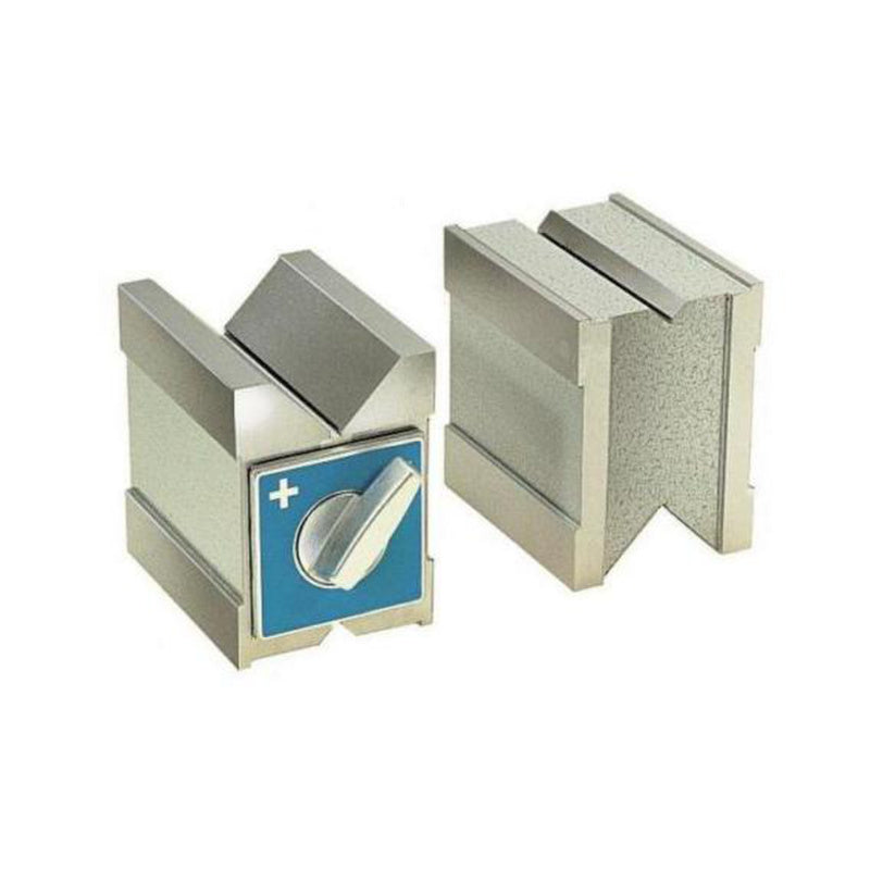 Magnetický V-blok, upínací blok