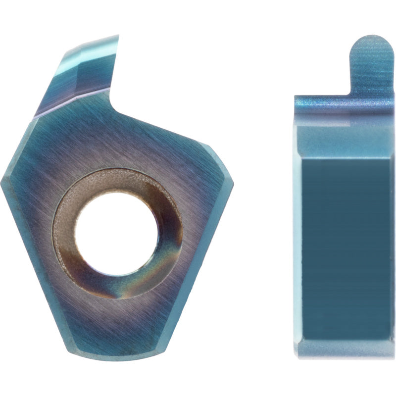 Břitová destička, drážkování, zaoblení