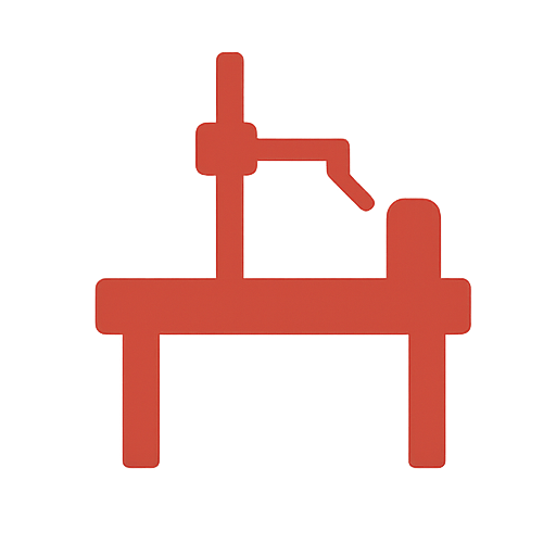 Měřicí stoly, měřicí stativy, zařízení na kontrolu obvodového házení MAHR