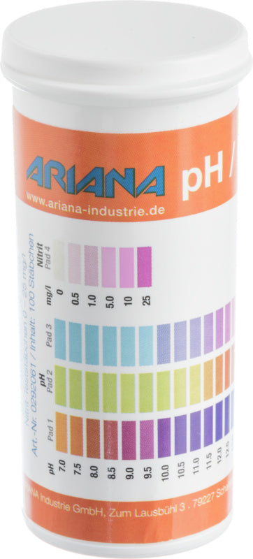 Zkoušecí tyčinka DUO pro hodnoty pH a dusitany