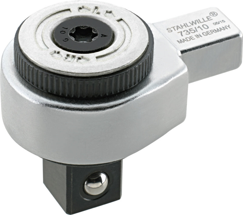 Nástrčná reverzibilní ráčna s jemným ozubením