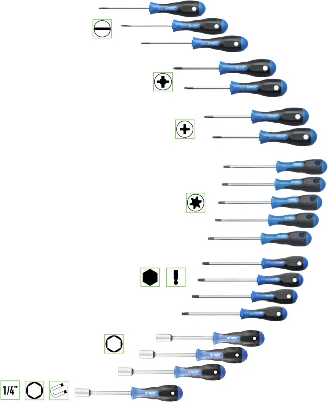 Sada šroubováků, 20 ks