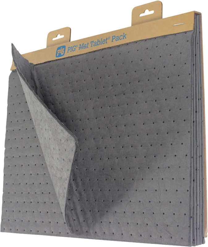 Mat tablet pack – including 10 PIG universal absorbent mats