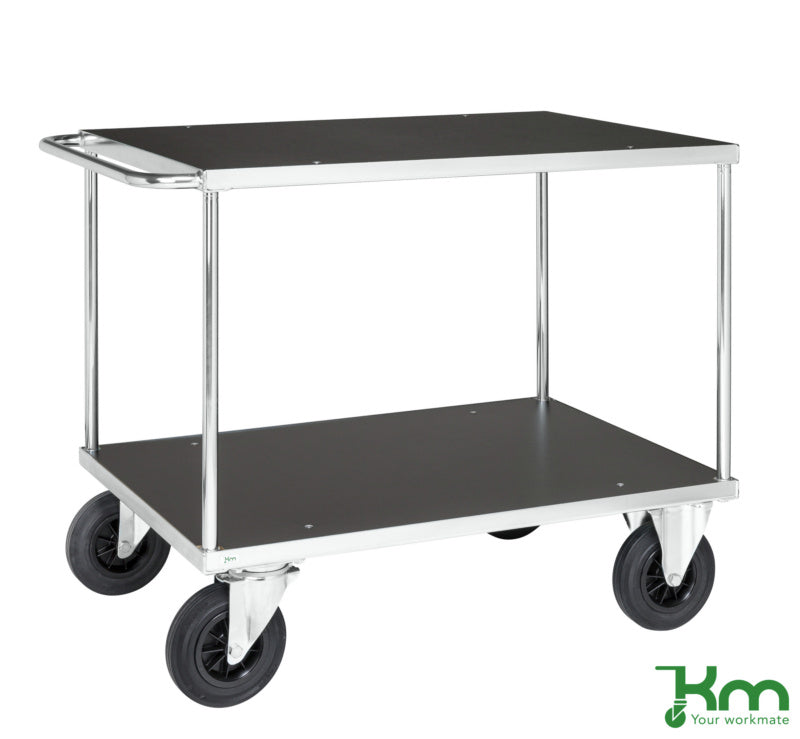 Pozinkovaný stolový vozík řady 500, nosnost 500 kg