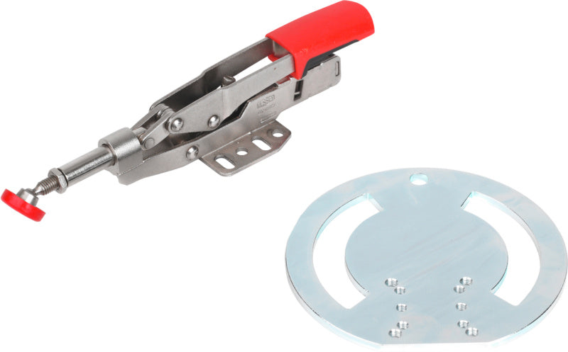 Kulatá adaptérová deska s horizontální upínkou