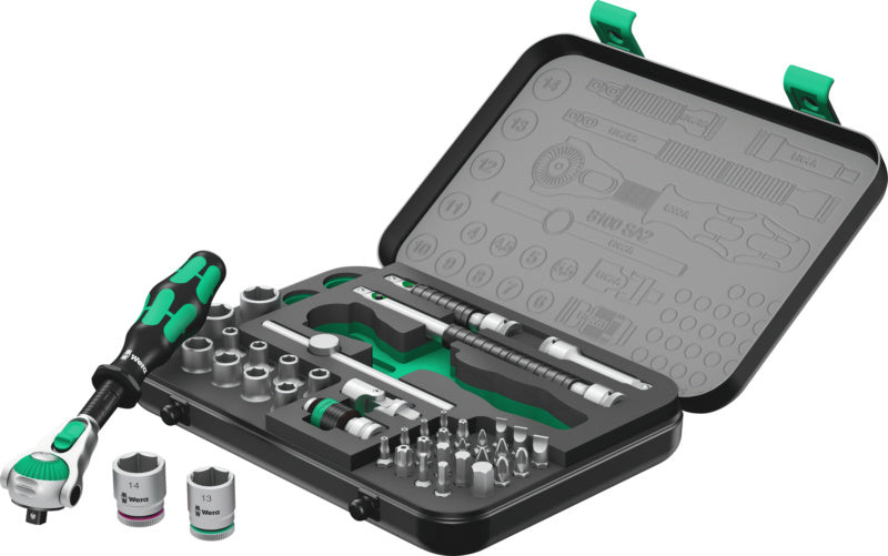 Sada nástrčných klíčů Zyklop Speed, 42 kusů