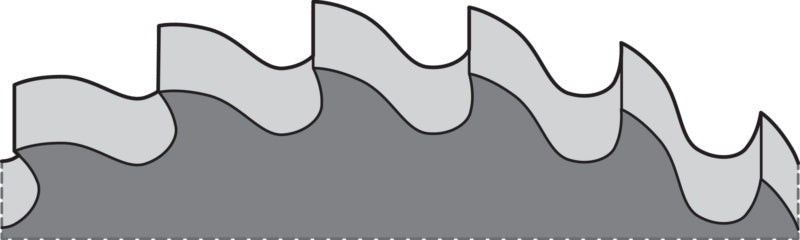 Kotouč okružní pily na kov, slinutý karbid, hrubé ozubení, typ B