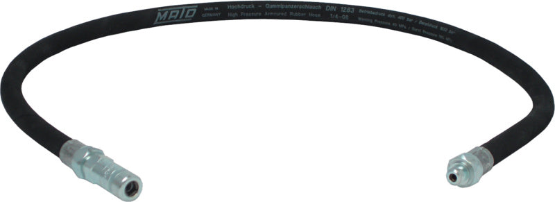 Pancéřovaná pryžová hadice, 750 mm, se svěrnou hubicí