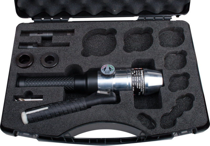 Kompaktní ruční hydraulická děrovačka s přetlakovým ventilem