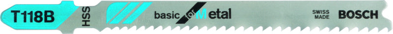 Listy přímočaré pily HSS T 118 B Basic for Metal
