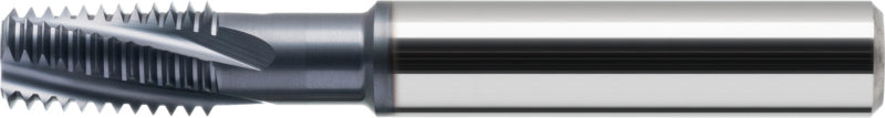 Vícerozsahová závitová fréza ze slinutého karbidu s vybráním rovná stopka HA