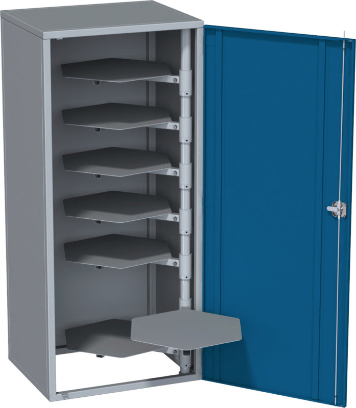 Skříňka s křídlovými dvířky na brusné kotouče