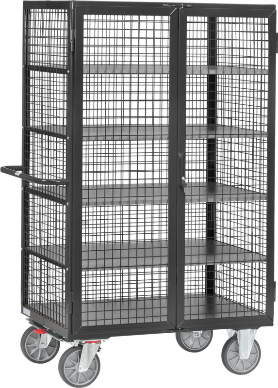 Skříňový vozík s 5 ložnými plochami – se systémem Total Stop