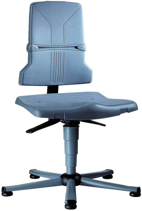 Pracovní otočná židle SINTEC s podlahovými kluzáky