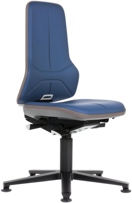 Pracovní otočná židle NEON s podlahovými kluzáky