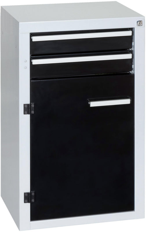 Skříňka k montáži pod stůl se systémem CLIP-O-FLEX a výsuvným systémem