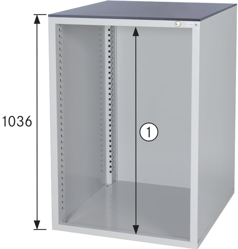 Tělo skříně, systém 800 S, výška 1036 mm