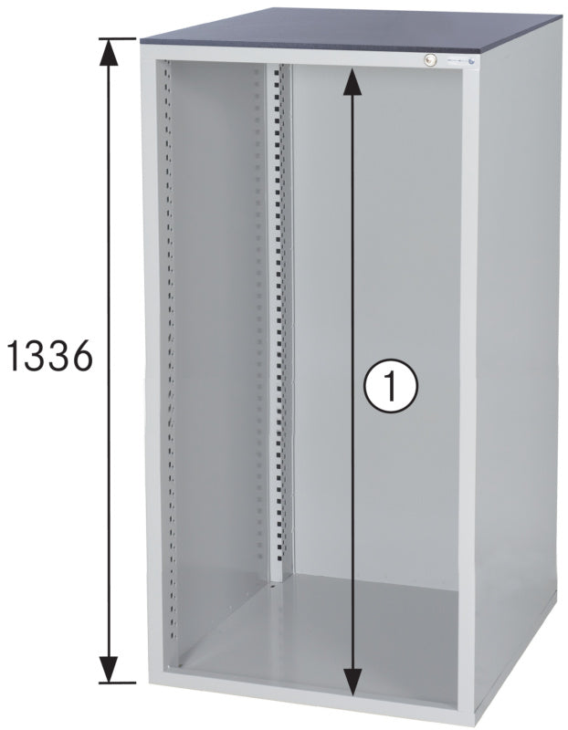 Tělo skříně, systém 800 S, výška 1336 mm