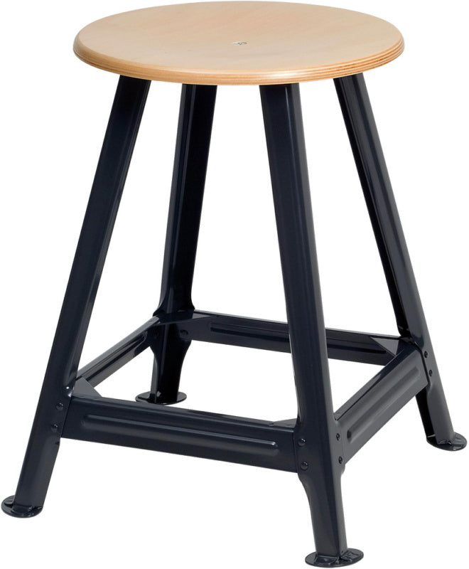 Pracovní stolička s rámem z ocelových pásků