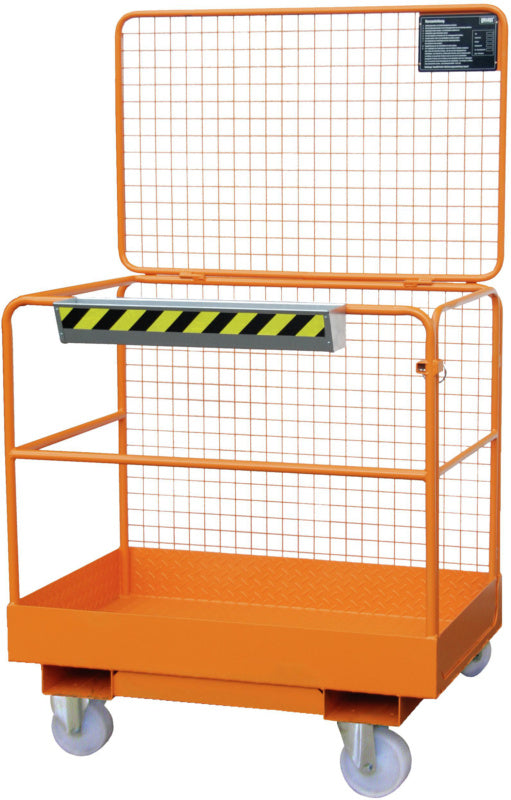 Sada koleček pro pracovní plošinu z ocelových trubek