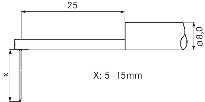 Snímač drážek NFH