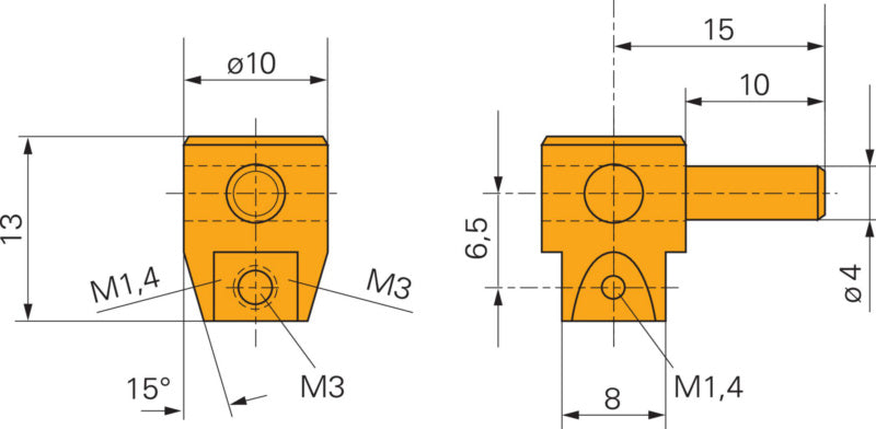 Univerzální držák měřicích dotyků