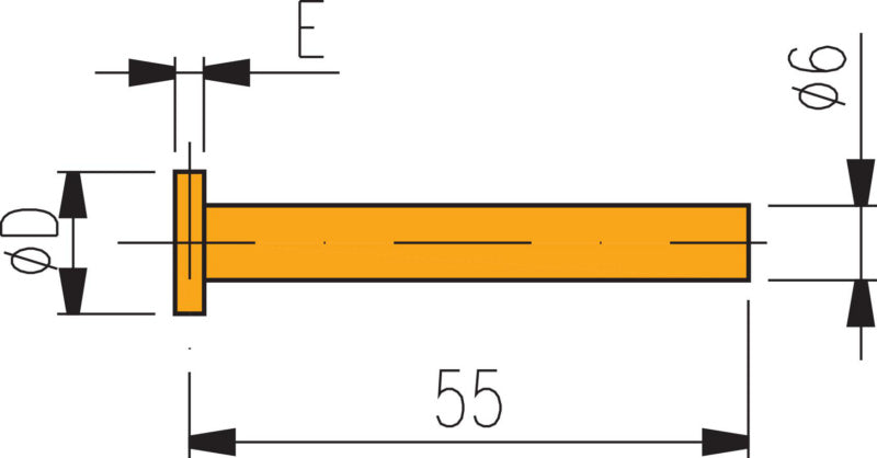 Měřicí dotyková sonda, deskovitý tvar