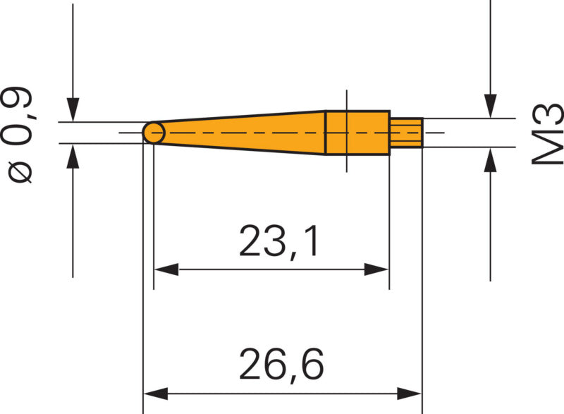 Kulová měřicí dotyková sonda