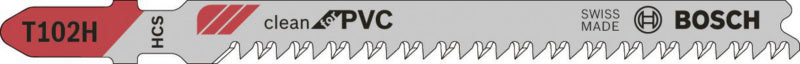 Listy přímočaré pily HCS T 102 H Clean for PVC