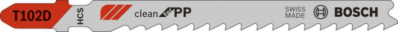 Listy přímočaré pily T 102 D Clean for PP