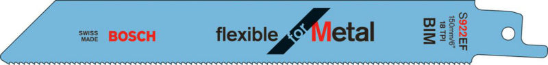 Bimetalové listy do šavlové pily S 922 EF Flexible for Metal