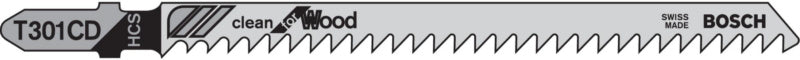 Listy přímočaré pily HCS T 301 CD Clean for Wood