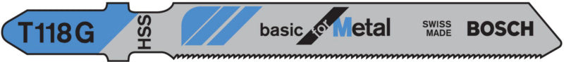 Listy přímočaré pily HSS T 118 G Basic for Metal