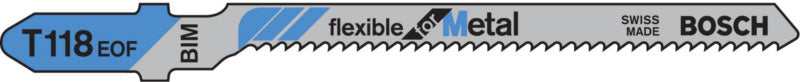 Bimetalové listy přímočaré pily T 118 EOF Flexible for Metal
