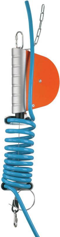Pružinový vyvažovač se spirál. hadicí na stlačený vzduch, nosnost 2,0–14,0 kg