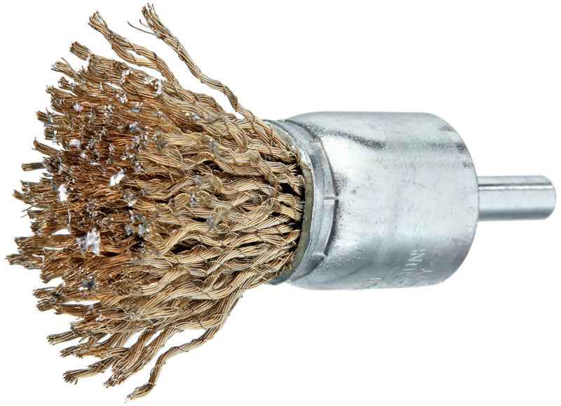 Drátěné štětky s lisovaným pleteným drátem