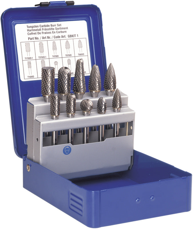 Sada fréz ze slinutého karbidu, 10 ks