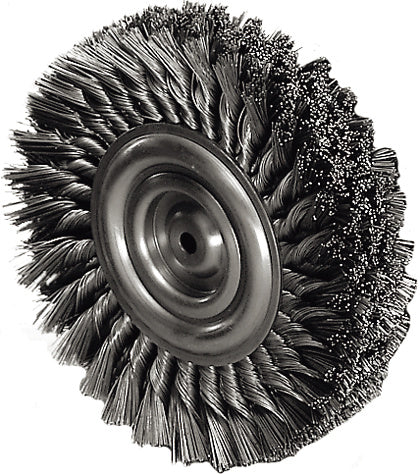 Válcový drátěný kartáč s pleteným drátem