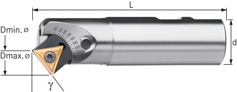 Fréza pro srážení hran, nastavitelná