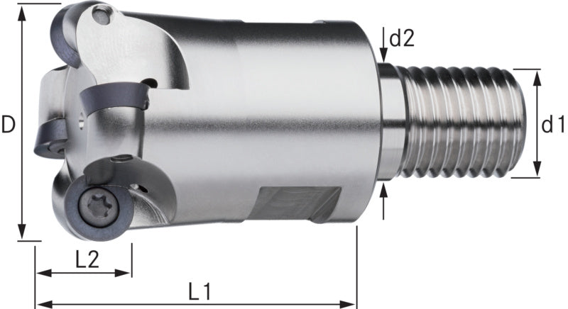 Hlavy pro kopírovací a rovinné frézování se závitem