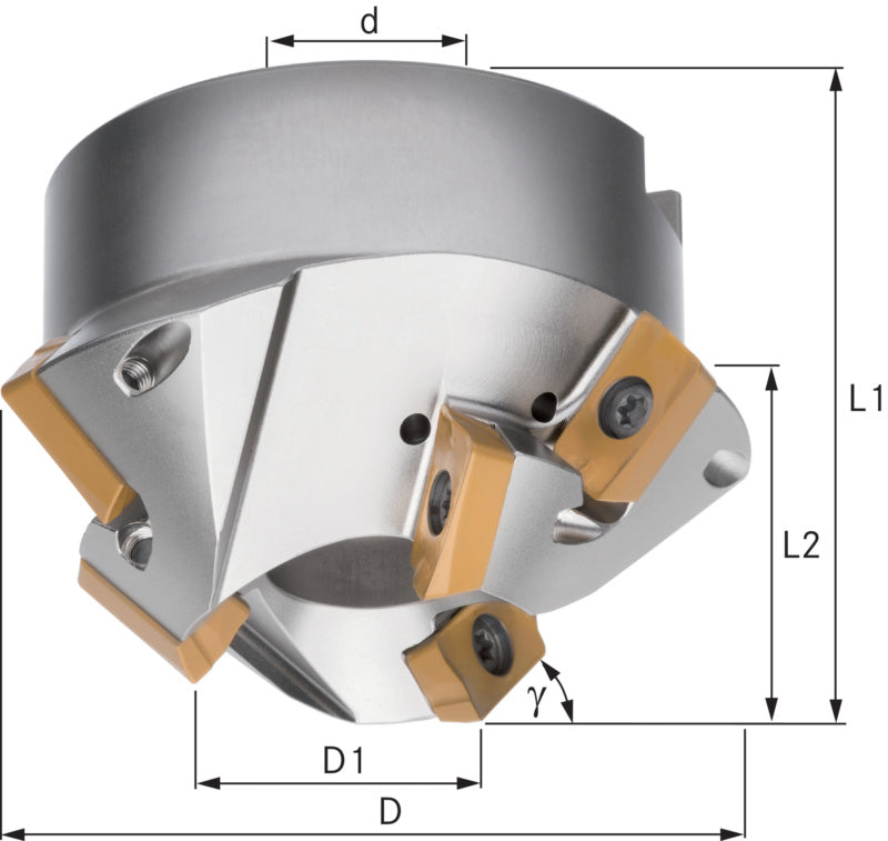 15°, 30°, 45°, 60°, 75° frézy pro srážení hran a variabilní x°