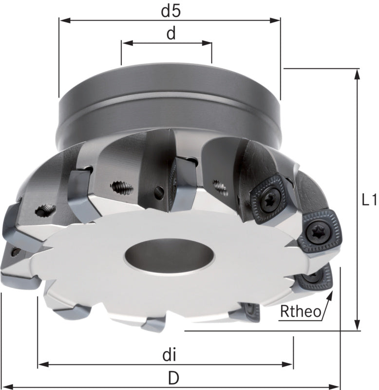 Fréza s vysokým posuvem