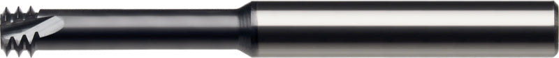 Závitová fréza slinutý karbid TIAlN 5xD (M, MF) rovná stopka HA