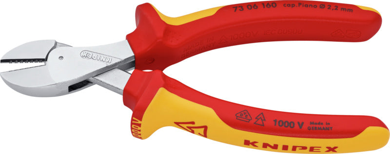 Kompaktní boční štípací kleště s izolací VDE, X-Cut, velká páka