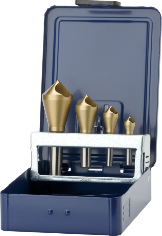 Sada kuželových zahloubení, 90°, HSSE-TiN, jeden břit